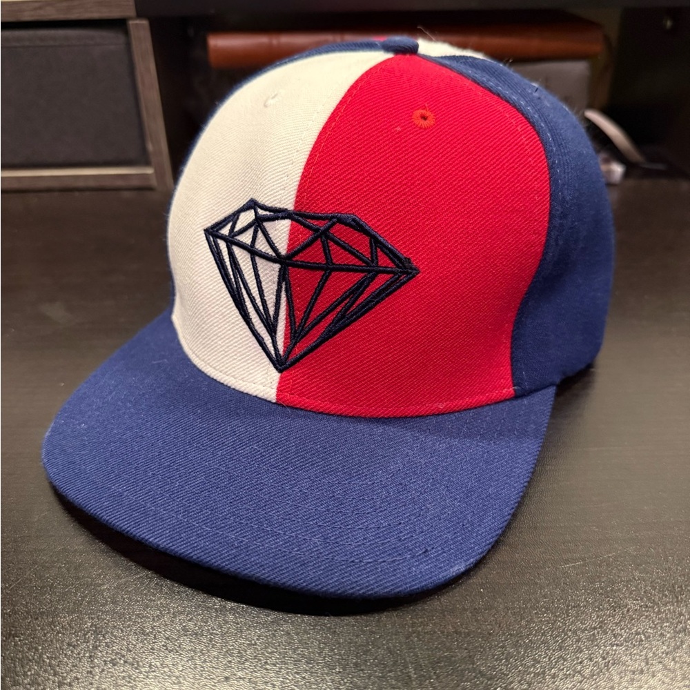Diamond Supply Co. Red, White, and Blue Hat